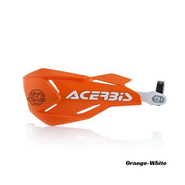 Acerbis X-Factory Protective Handguards Orange White