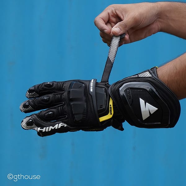 Shima VRS2 Track Racing Gloves backside actual photo
