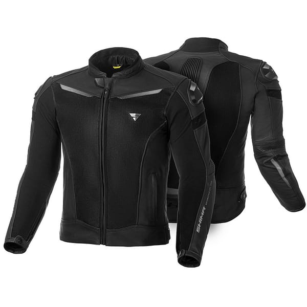 Shima Piston Leather Mesh Sports Jacket