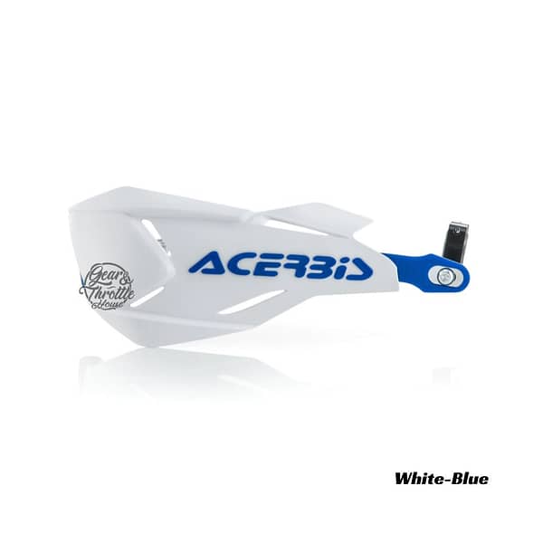 Acerbis X-Factory Protective Handguards White Blue