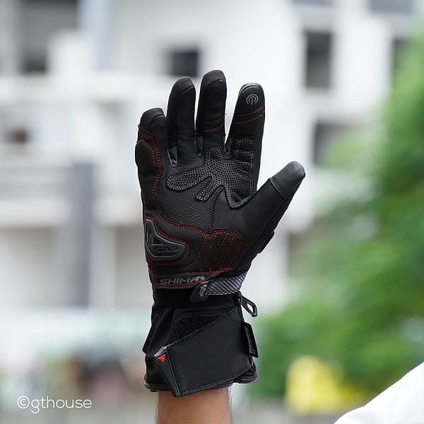 Shima Inverno Winter Waterproof Riding Gloves actual photo palm