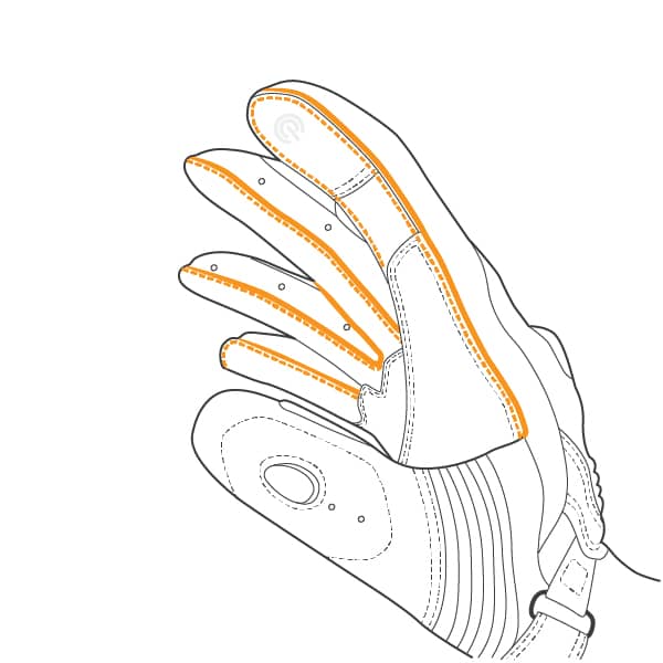 Shima STR2 Touring gloves external seam