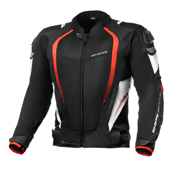 Shima Mesh Pro Riding Jacket Red Frontview