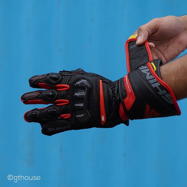 Shima RS2 Sports Touring Race Gloves Actual Photo Back side